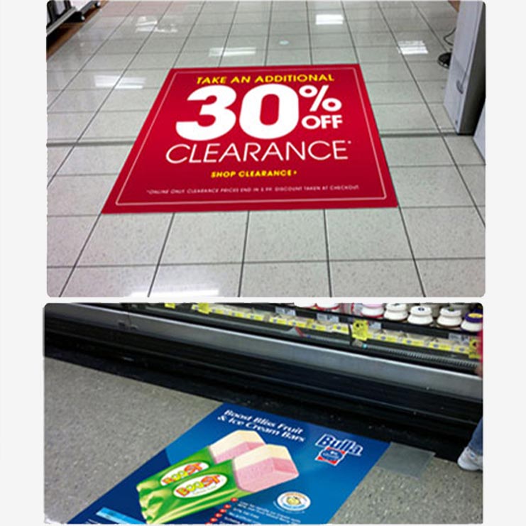 Floor Sticker Top Signage