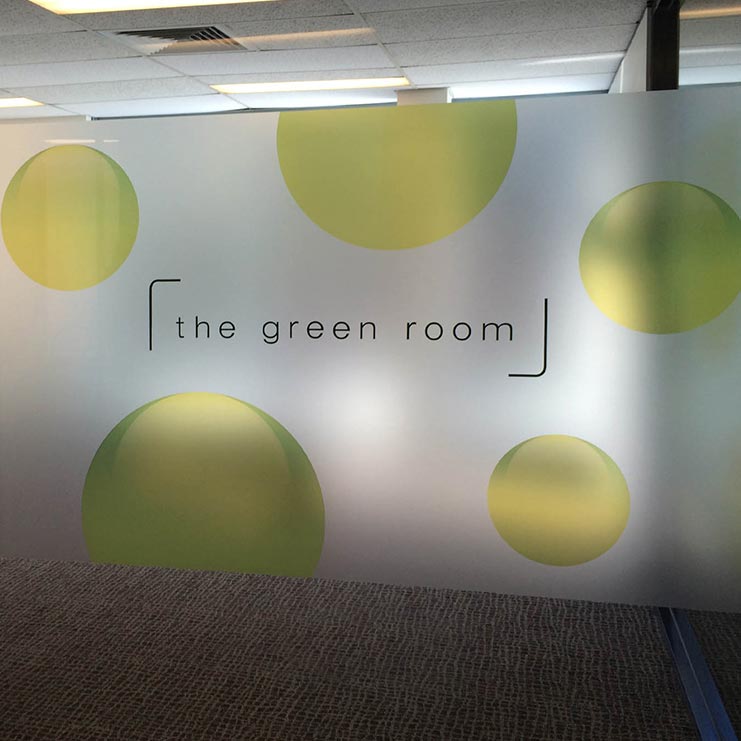 Frosted Window Sticker